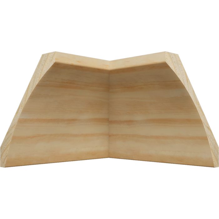 Ekena Millwork 3 1/2"P x 4"H WM291 Americraft Solid Hardwood Stain Grade TrimPro Crown Moulding Inside Corner - Image 38