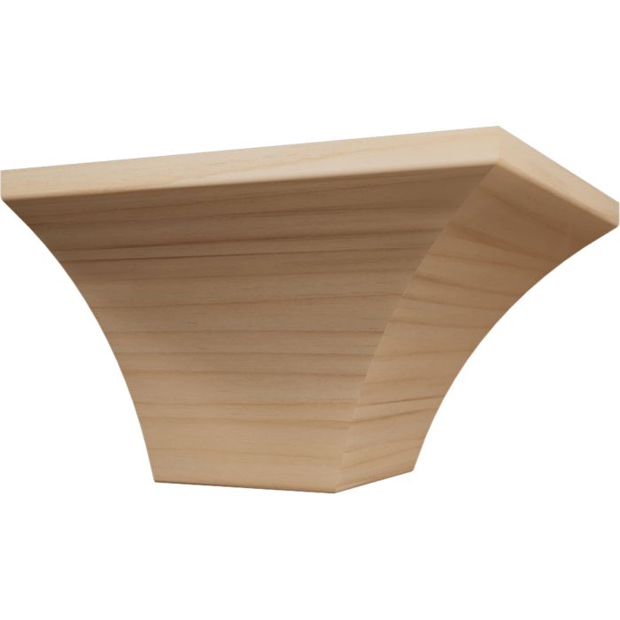 Ekena Millwork 3 1/2"P X 4"H WM291 Americraft Solid Hardwood Stain Grade Trimpro Crown Moulding Outside Corner - Image 3
