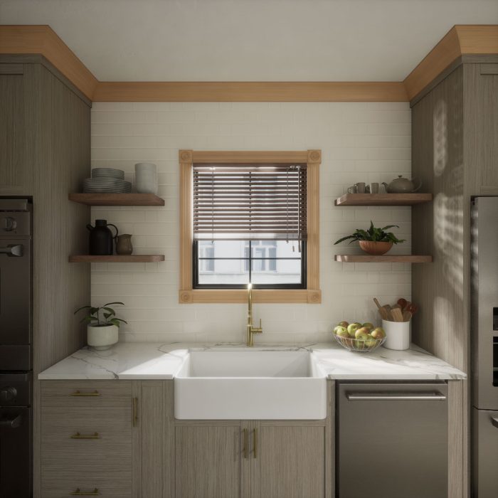 Ekena Millwork 3 1/2"P X 4"H WM291 Americraft Solid Hardwood Stain Grade Trimpro Crown Moulding Outside Corner - Image 8