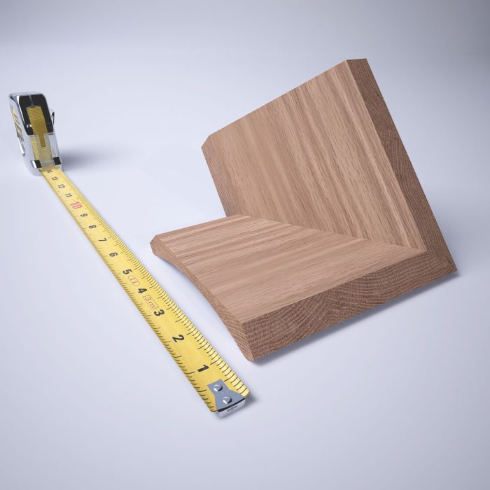 Ekena Millwork 3 1/2"P X 4"H WM291 Americraft Solid Hardwood Stain Grade Trimpro Crown Moulding Outside Corner - Image 15
