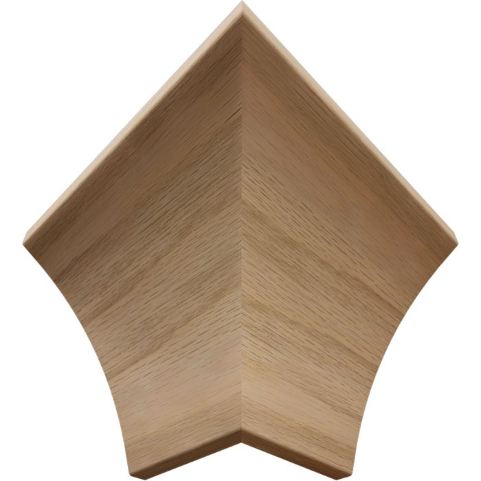 Ekena Millwork 3 1/2"P X 4"H WM291 Americraft Solid Hardwood Stain Grade Trimpro Crown Moulding Outside Corner - Image 22