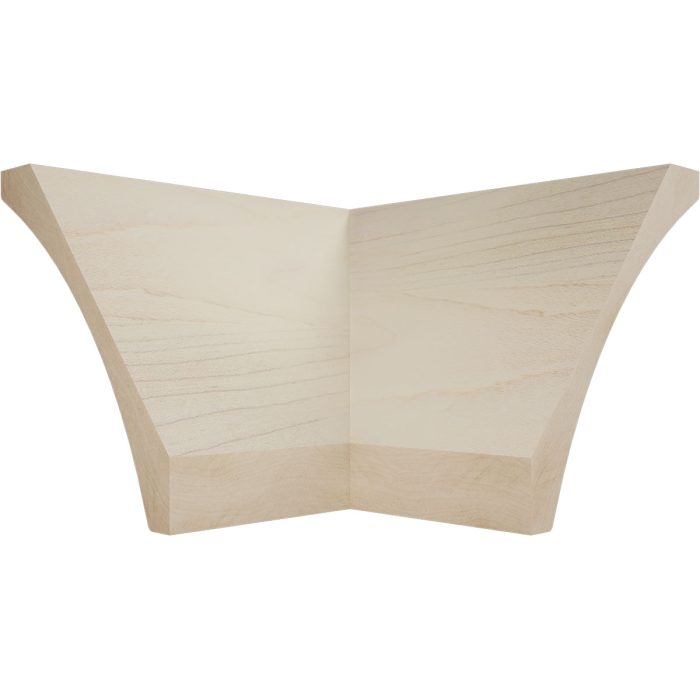 Ekena Millwork 3 1/2"P X 4"H WM291 Americraft Solid Hardwood Stain Grade Trimpro Crown Moulding Outside Corner - Image 29
