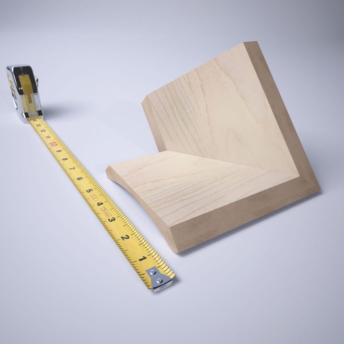 Ekena Millwork 3 1/2"P X 4"H WM291 Americraft Solid Hardwood Stain Grade Trimpro Crown Moulding Outside Corner - Image 31