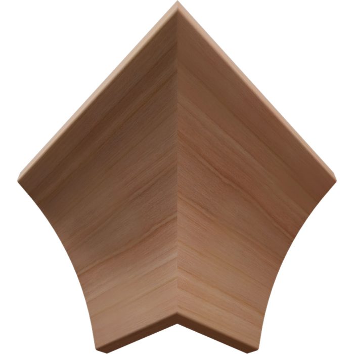 Ekena Millwork 3 1/2"P X 4"H WM291 Americraft Solid Hardwood Stain Grade Trimpro Crown Moulding Outside Corner - Image 38
