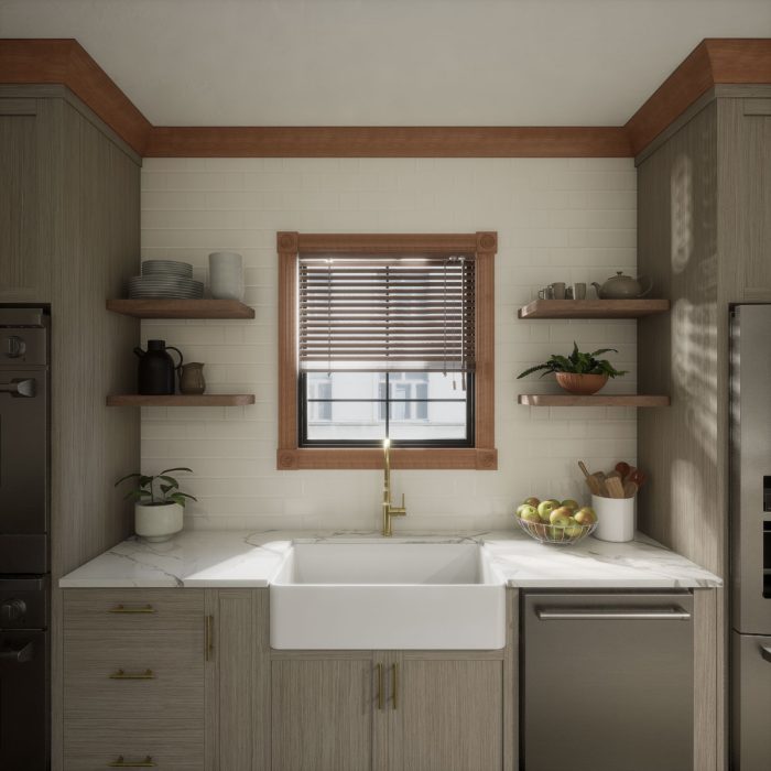 Ekena Millwork 3 1/2"P X 4"H WM291 Americraft Solid Hardwood Stain Grade Trimpro Crown Moulding Outside Corner - Image 48