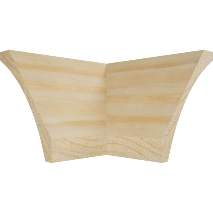 Ekena Millwork 3 1/2"P X 4"H WM291 Americraft Solid Hardwood Stain Grade Trimpro Crown Moulding Outside Corner - Image 52
