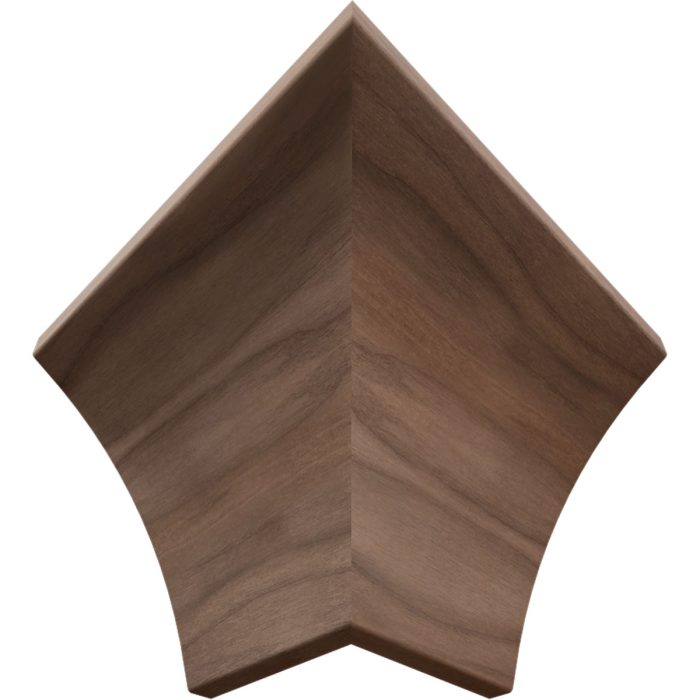 Ekena Millwork 3 1/2"P X 4"H WM291 Americraft Solid Hardwood Stain Grade Trimpro Crown Moulding Outside Corner - Image 61
