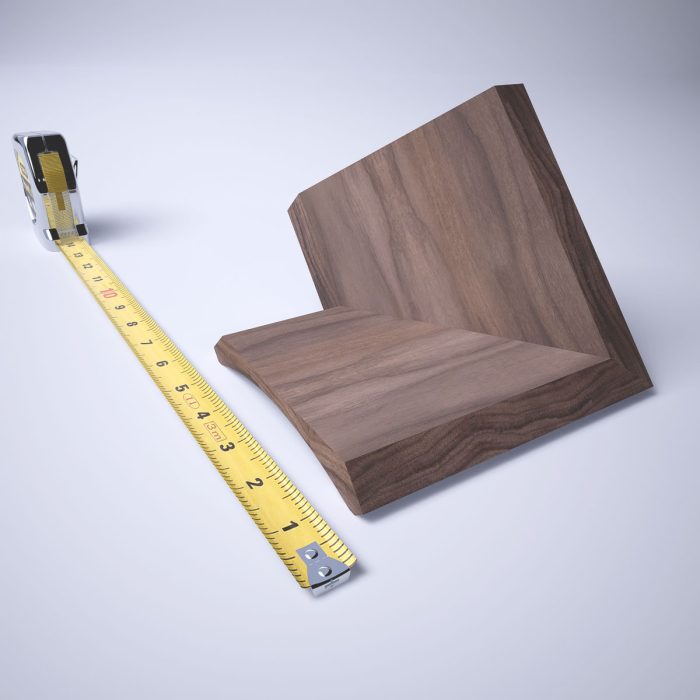 Ekena Millwork 3 1/2"P X 4"H WM291 Americraft Solid Hardwood Stain Grade Trimpro Crown Moulding Outside Corner - Image 62