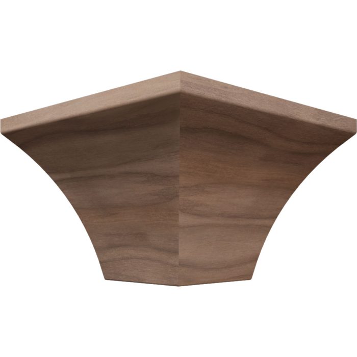 Ekena Millwork 3 1/2"P X 4"H WM291 Americraft Solid Hardwood Stain Grade Trimpro Crown Moulding Outside Corner - Image 57