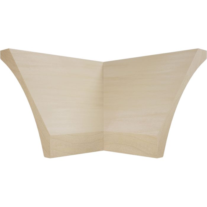 Ekena Millwork 3 1/2"P X 4"H WM291 Americraft Solid Hardwood Stain Grade Trimpro Crown Moulding Outside Corner - Image 68