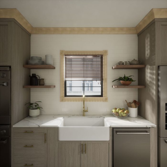 Ekena Millwork 3 1/2"P X 4"H WM291 Americraft Solid Hardwood Stain Grade Trimpro Crown Moulding Outside Corner - Image 71