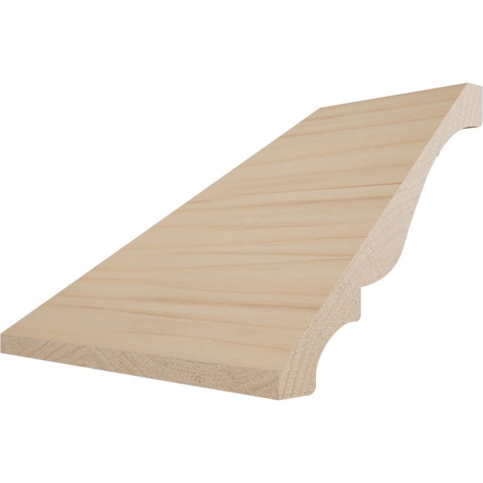 Ekena Millwork 3 3/4"P x 3 11/16"H WM45 Americraft Solid Hardwood Stain Grade TrimPro Crown Moulding Inside Corner - Image 4
