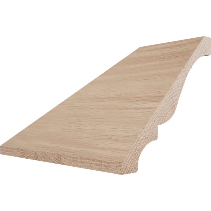 Ekena Millwork 3 3/4"P x 3 11/16"H WM45 Americraft Solid Hardwood Stain Grade TrimPro Crown Moulding Inside Corner - Image 10