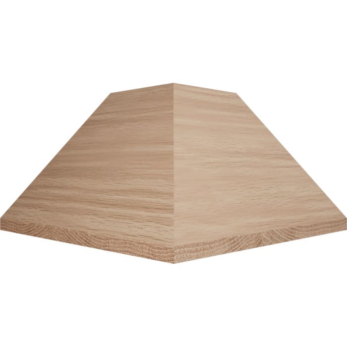 Ekena Millwork 3 3/4"P x 3 11/16"H WM45 Americraft Solid Hardwood Stain Grade TrimPro Crown Moulding Inside Corner - Image 11