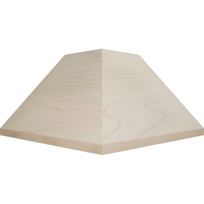 Ekena Millwork 3 3/4"P x 3 11/16"H WM45 Americraft Solid Hardwood Stain Grade TrimPro Crown Moulding Inside Corner - Image 23