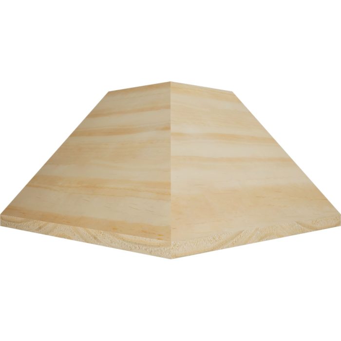 Ekena Millwork 3 3/4"P x 3 11/16"H WM45 Americraft Solid Hardwood Stain Grade TrimPro Crown Moulding Inside Corner - Image 41