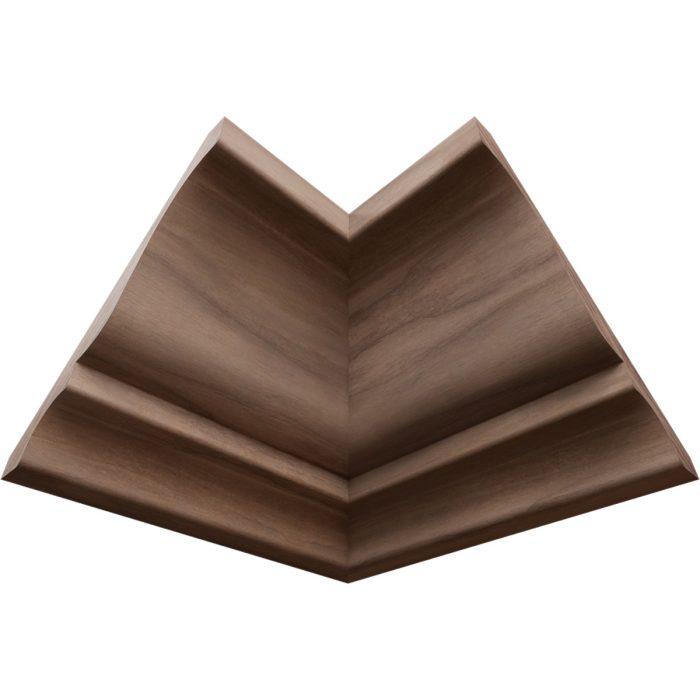 Ekena Millwork 3 3/4"P x 3 11/16"H WM45 Americraft Solid Hardwood Stain Grade TrimPro Crown Moulding Inside Corner - Image 48