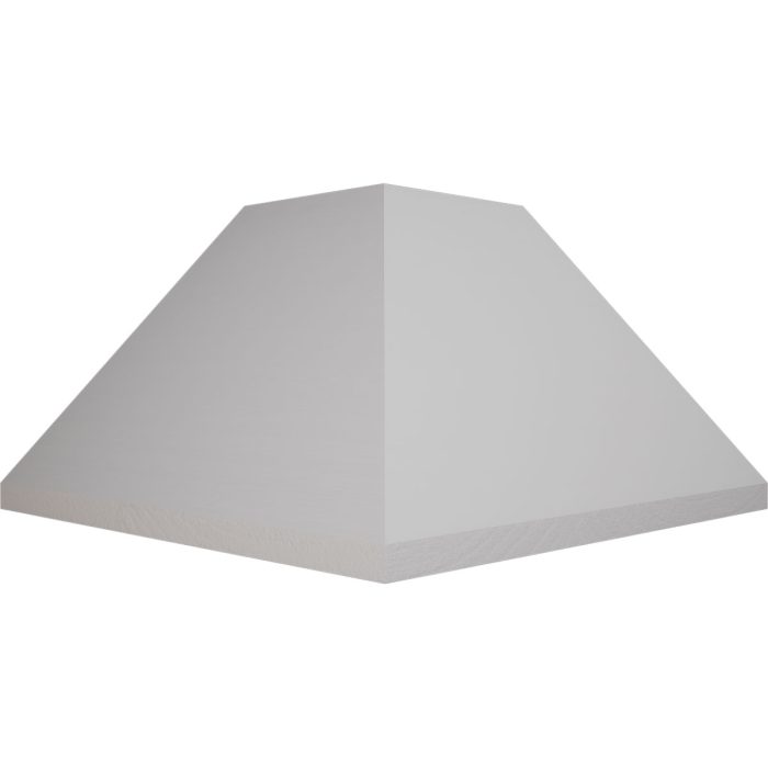 Ekena Millwork 3 3/4"P x 3 11/16"H WM45 Americraft Solid Hardwood Stain Grade TrimPro Crown Moulding Inside Corner - Image 59