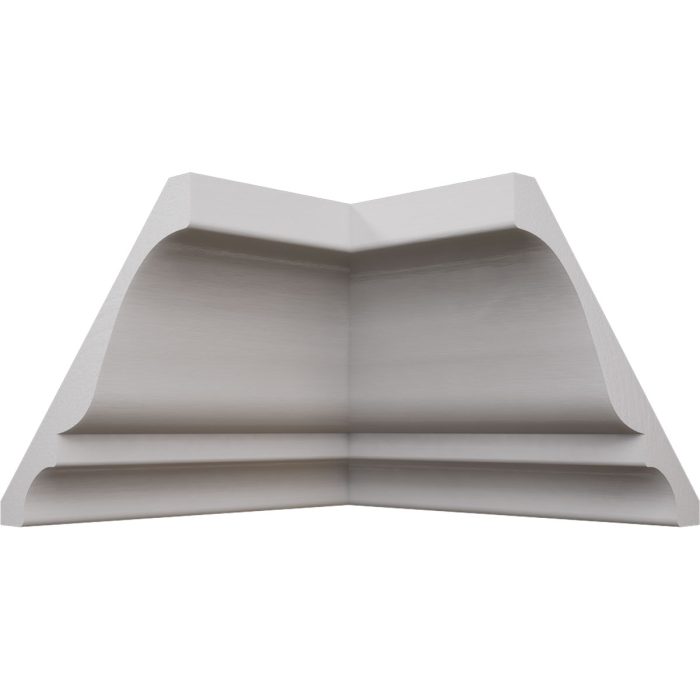 Ekena Millwork 3 3/4"P x 3 11/16"H WM45 Americraft Solid Hardwood Stain Grade TrimPro Crown Moulding Inside Corner - Image 56
