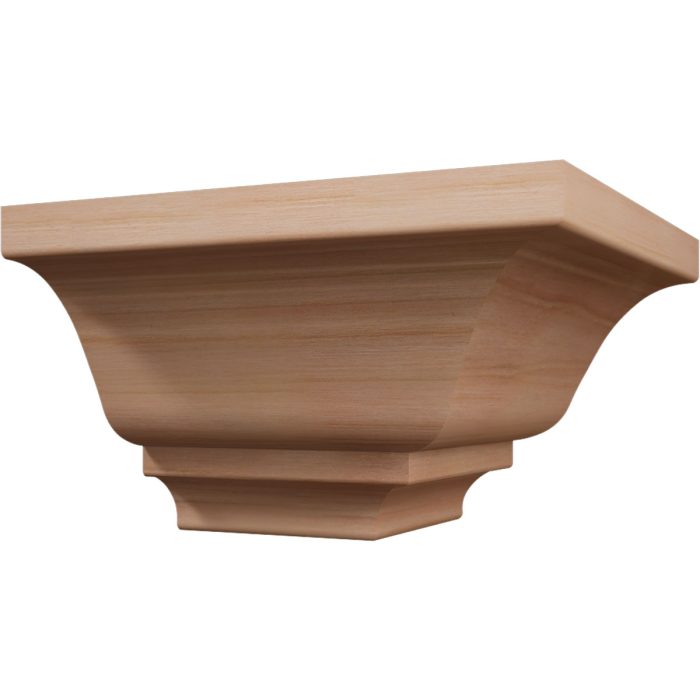 Ekena Millwork 3 3/4"P X 3 11/16"H WM45 Americraft Solid Hardwood Stain Grade Trimpro Crown Moulding Outside Corner - Image 36