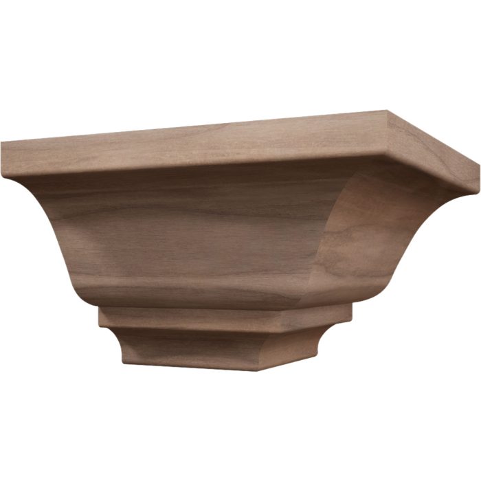 Ekena Millwork 3 3/4"P X 3 11/16"H WM45 Americraft Solid Hardwood Stain Grade Trimpro Crown Moulding Outside Corner - Image 61