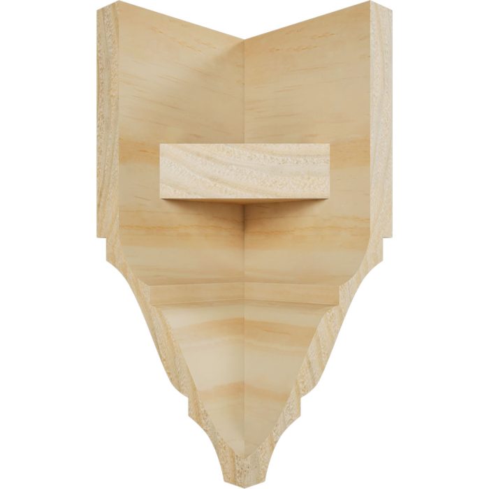 Ekena Millwork 2 3/4"W x 2 3/4"P x 5 5/8"H Americraft Solid Hardwood Stain Grade Universal Inside Crown Moulding Block for Profiles up to 3"H x 2 3/4"P - Image 41