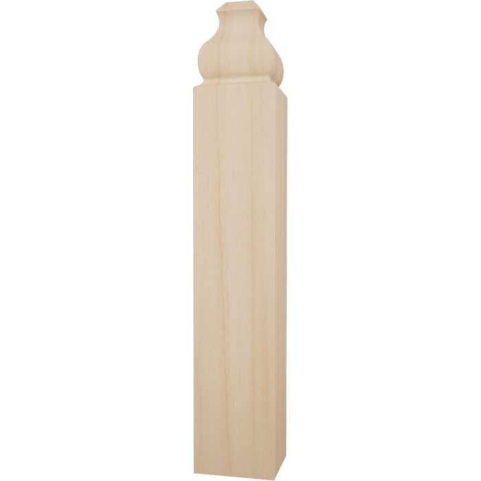 Ekena Millwork 1 1/8"W x 6 1/2"H x 1 1/8"P Americraft Solid Hardwood Stain Grade Universal Baseboard Outside Corner Block for Profiles up to 5 1/4"H x 1 1/8"P - Image 3