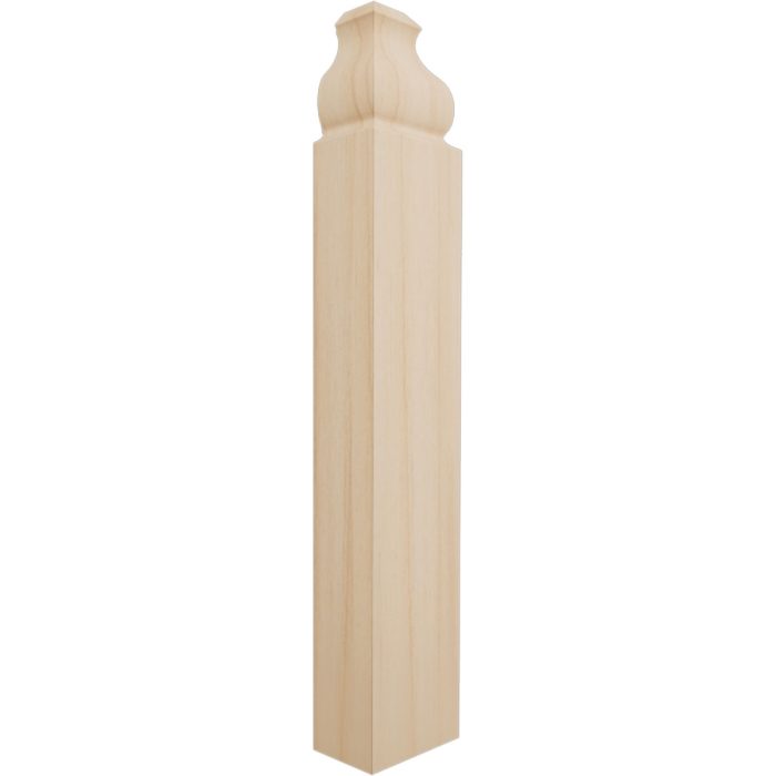 Ekena Millwork 1 1/8"W x 6 1/2"H x 1 1/8"P Americraft Solid Hardwood Stain Grade Universal Baseboard Outside Corner Block for Profiles up to 5 1/4"H x 1 1/8"P - Image 4