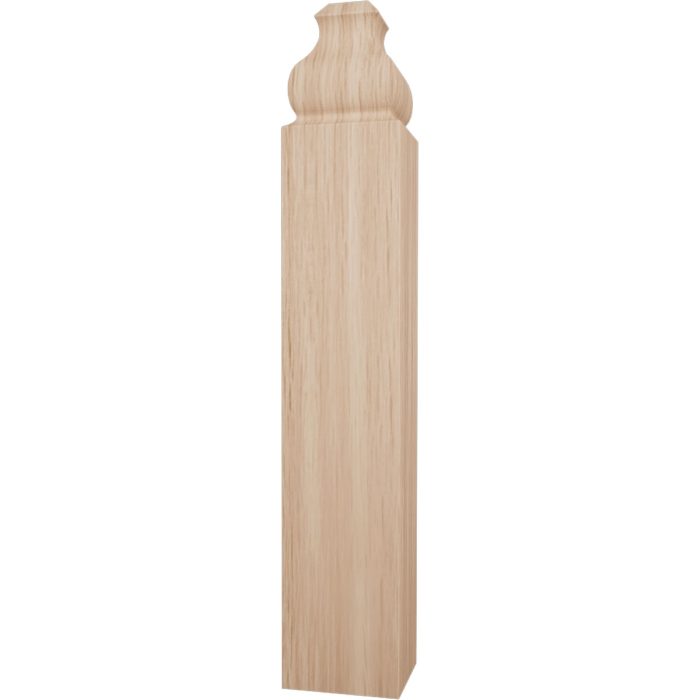 Ekena Millwork 1 1/8"W x 6 1/2"H x 1 1/8"P Americraft Solid Hardwood Stain Grade Universal Baseboard Outside Corner Block for Profiles up to 5 1/4"H x 1 1/8"P - Image 10