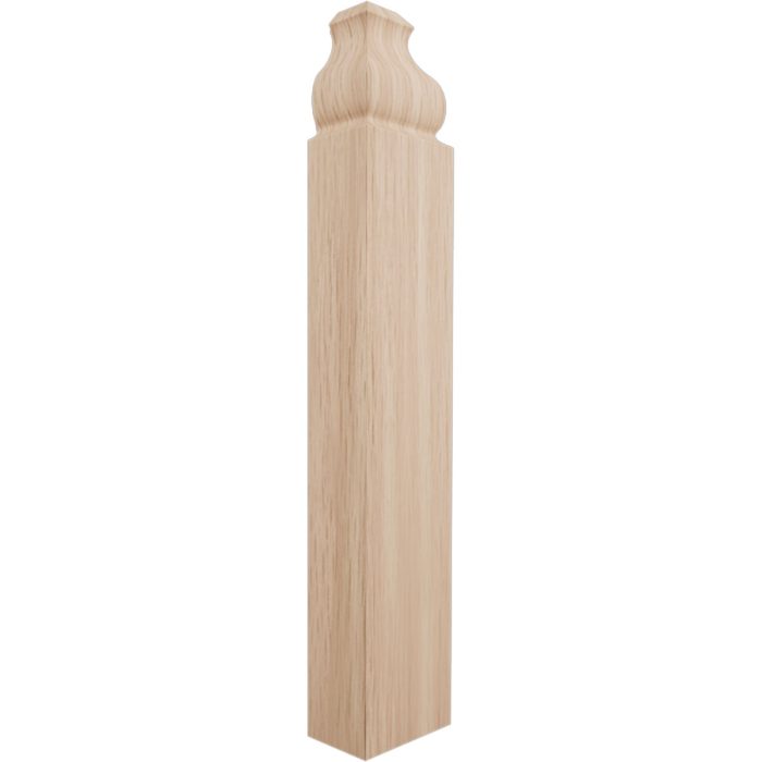 Ekena Millwork 1 1/8"W x 6 1/2"H x 1 1/8"P Americraft Solid Hardwood Stain Grade Universal Baseboard Outside Corner Block for Profiles up to 5 1/4"H x 1 1/8"P - Image 11