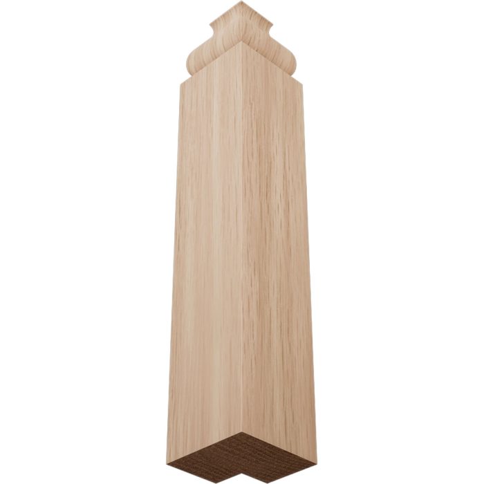 Ekena Millwork 1 1/8"W x 6 1/2"H x 1 1/8"P Americraft Solid Hardwood Stain Grade Universal Baseboard Outside Corner Block for Profiles up to 5 1/4"H x 1 1/8"P - Image 13
