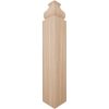 Americraft MOC01X07SB1 Solid Stain Grade Baseboard Corner Block