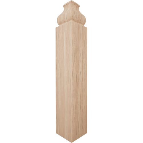 Americraft MOC01X07SB1 Solid Stain Grade Baseboard Corner Block