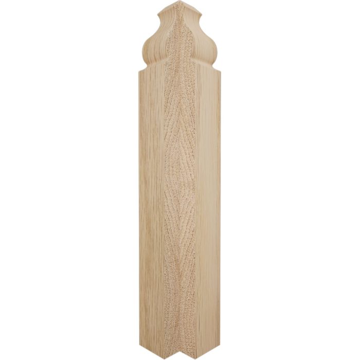 Ekena Millwork 1 1/8"W x 6 1/2"H x 1 1/8"P Americraft Solid Hardwood Stain Grade Universal Baseboard Outside Corner Block for Profiles up to 5 1/4"H x 1 1/8"P - Image 19