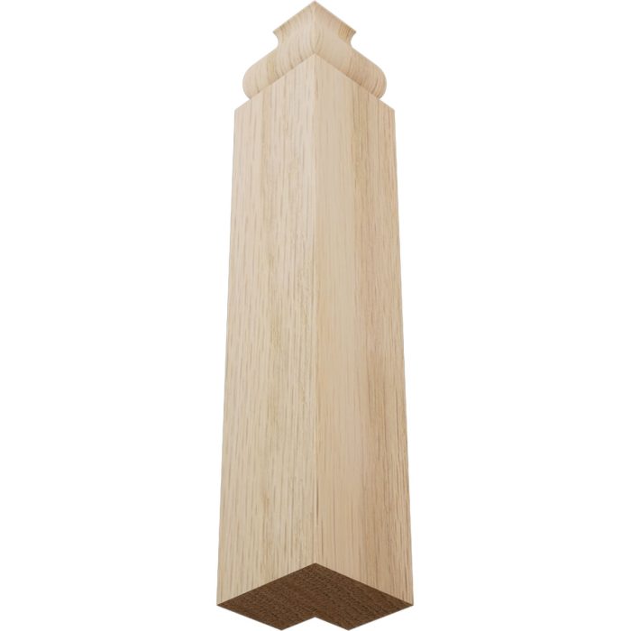 Ekena Millwork 1 1/8"W x 6 1/2"H x 1 1/8"P Americraft Solid Hardwood Stain Grade Universal Baseboard Outside Corner Block for Profiles up to 5 1/4"H x 1 1/8"P - Image 20
