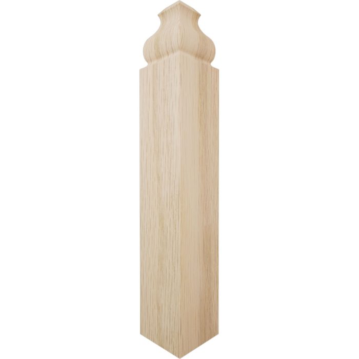 Ekena Millwork 1 1/8"W x 6 1/2"H x 1 1/8"P Americraft Solid Hardwood Stain Grade Universal Baseboard Outside Corner Block for Profiles up to 5 1/4"H x 1 1/8"P - Image 16