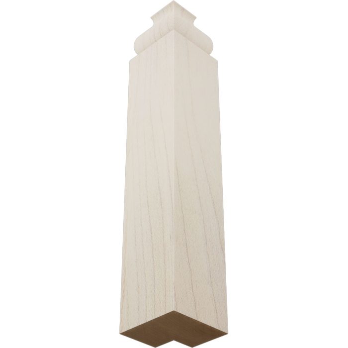 Ekena Millwork 1 1/8"W x 6 1/2"H x 1 1/8"P Americraft Solid Hardwood Stain Grade Universal Baseboard Outside Corner Block for Profiles up to 5 1/4"H x 1 1/8"P - Image 27