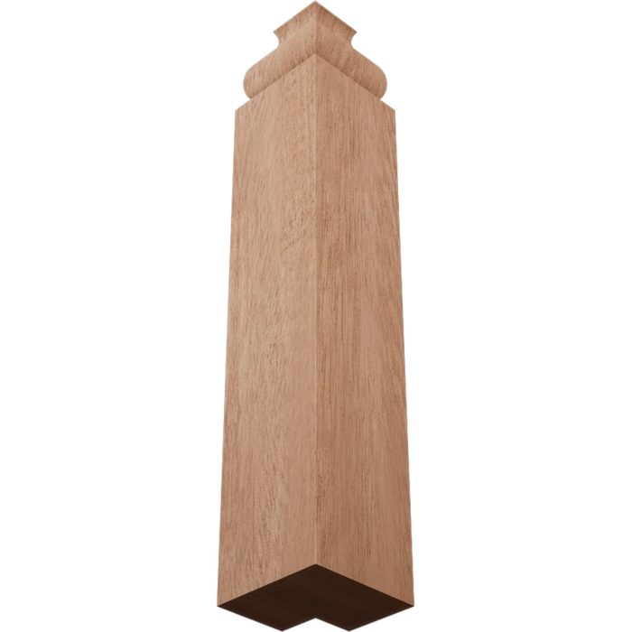 Ekena Millwork 1 1/8"W x 6 1/2"H x 1 1/8"P Americraft Solid Hardwood Stain Grade Universal Baseboard Outside Corner Block for Profiles up to 5 1/4"H x 1 1/8"P - Image 41