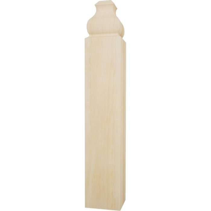 Ekena Millwork 1 1/8"W x 6 1/2"H x 1 1/8"P Americraft Solid Hardwood Stain Grade Universal Baseboard Outside Corner Block for Profiles up to 5 1/4"H x 1 1/8"P - Image 45