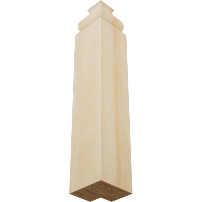 Ekena Millwork 1 1/8"W x 6 1/2"H x 1 1/8"P Americraft Solid Hardwood Stain Grade Universal Baseboard Outside Corner Block for Profiles up to 5 1/4"H x 1 1/8"P - Image 48