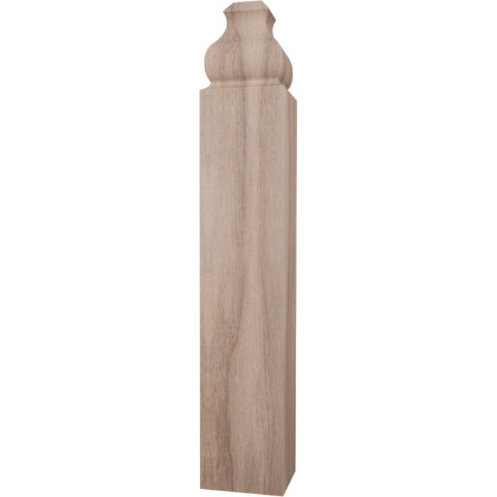 Ekena Millwork 1 1/8"W x 6 1/2"H x 1 1/8"P Americraft Solid Hardwood Stain Grade Universal Baseboard Outside Corner Block for Profiles up to 5 1/4"H x 1 1/8"P - Image 52