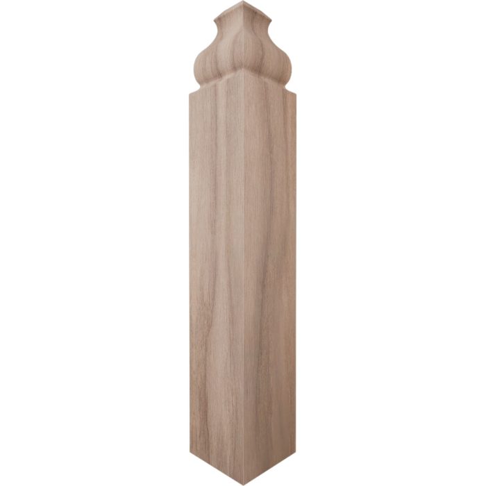Ekena Millwork 1 1/8"W x 6 1/2"H x 1 1/8"P Americraft Solid Hardwood Stain Grade Universal Baseboard Outside Corner Block for Profiles up to 5 1/4"H x 1 1/8"P - Image 51