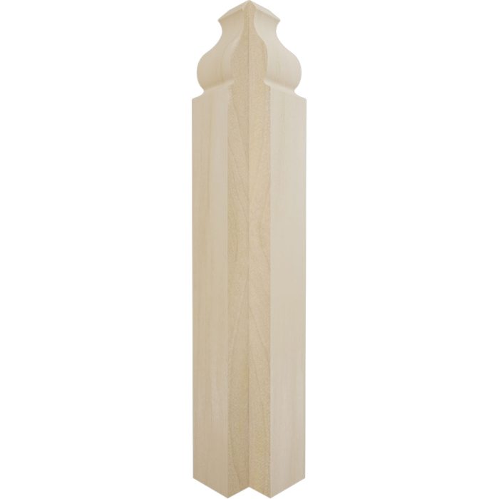 Ekena Millwork 1 1/8"W x 6 1/2"H x 1 1/8"P Americraft Solid Hardwood Stain Grade Universal Baseboard Outside Corner Block for Profiles up to 5 1/4"H x 1 1/8"P - Image 61