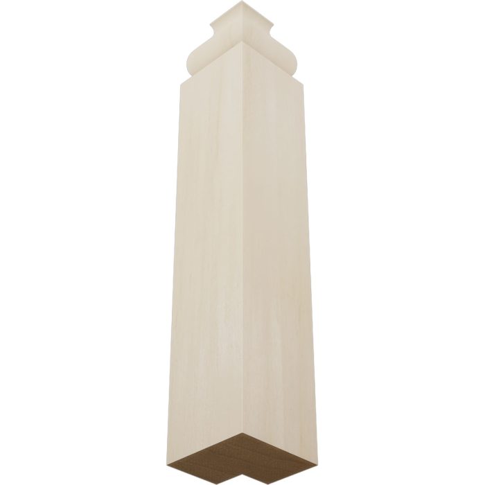 Ekena Millwork 1 1/8"W x 6 1/2"H x 1 1/8"P Americraft Solid Hardwood Stain Grade Universal Baseboard Outside Corner Block for Profiles up to 5 1/4"H x 1 1/8"P - Image 62