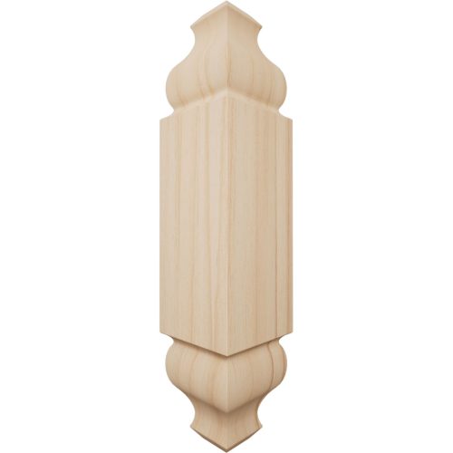 Americraft MOC01X05SB2 Solid Grade Baseboard Outside Corner Block