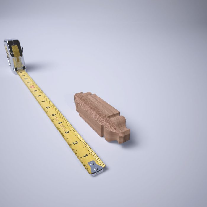Ekena Millwork 1 1/8"W x 5 3/32"H x 1 1/8"P Americraft Solid Hardwood Stain Grade Universal Baseboard Outside Corner Block for Chair Rail Profiles up to 2 9/16"H x 1 1/8"P - Image 14