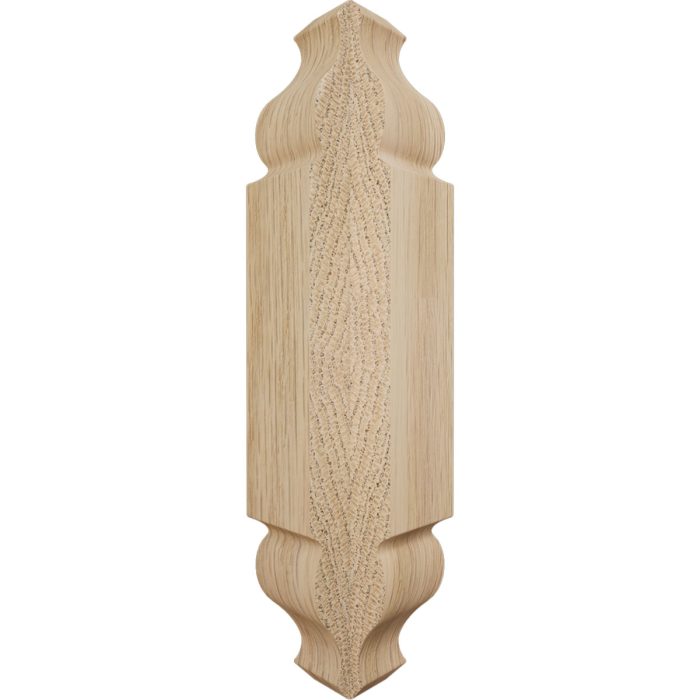 Ekena Millwork 1 1/8"W x 5 3/32"H x 1 1/8"P Americraft Solid Hardwood Stain Grade Universal Baseboard Outside Corner Block for Chair Rail Profiles up to 2 9/16"H x 1 1/8"P - Image 19