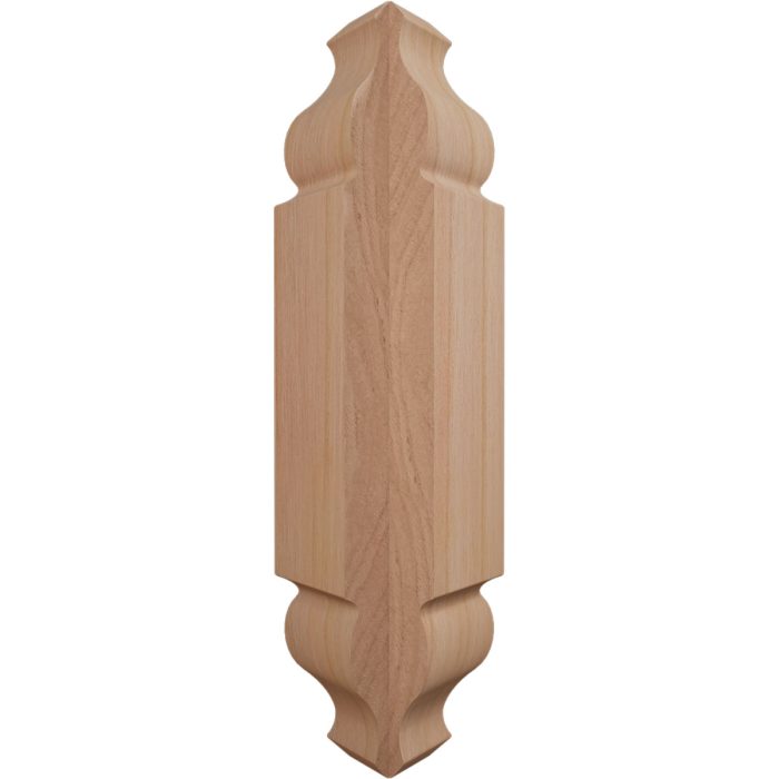 Ekena Millwork 1 1/8"W x 5 3/32"H x 1 1/8"P Americraft Solid Hardwood Stain Grade Universal Baseboard Outside Corner Block for Chair Rail Profiles up to 2 9/16"H x 1 1/8"P - Image 33