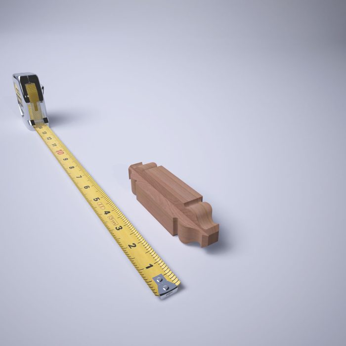 Ekena Millwork 1 1/8"W x 5 3/32"H x 1 1/8"P Americraft Solid Hardwood Stain Grade Universal Baseboard Outside Corner Block for Chair Rail Profiles up to 2 9/16"H x 1 1/8"P - Image 35