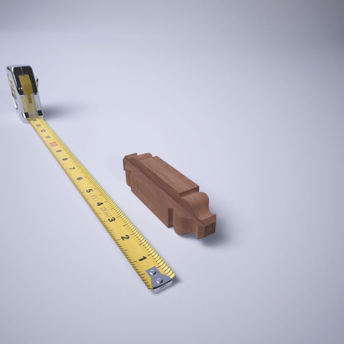 Ekena Millwork 1 1/8"W x 5 3/32"H x 1 1/8"P Americraft Solid Hardwood Stain Grade Universal Baseboard Outside Corner Block for Chair Rail Profiles up to 2 9/16"H x 1 1/8"P - Image 42